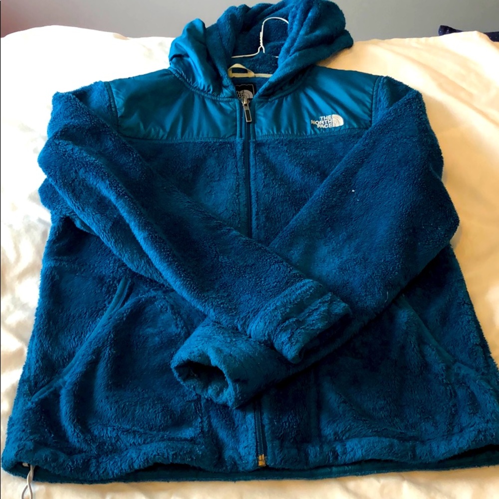 The North Face zip-up fleece hoodie